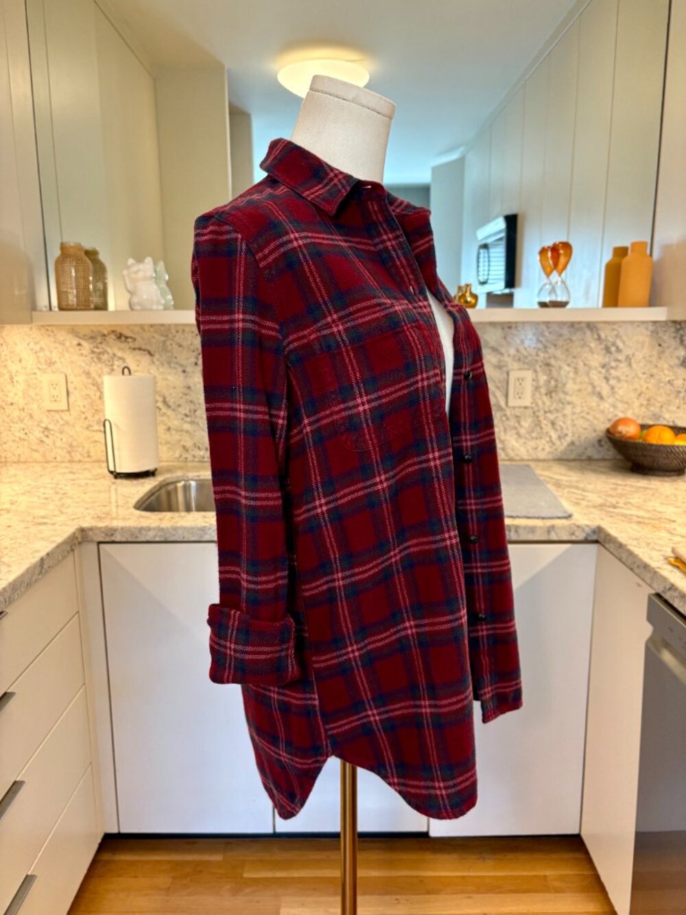 Madewell Flannel Classic Ex-Boyfriend Shirt in Jensen Plaid